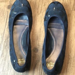 Coach Logo flats ARIA Size 9.5